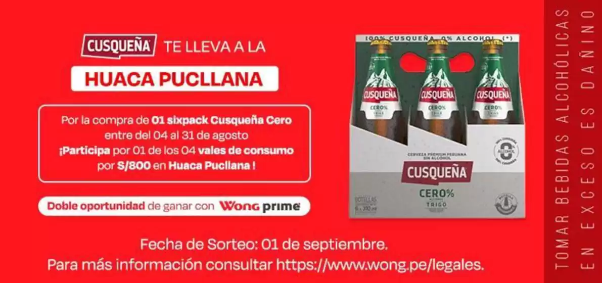 Catálogo Wong | Huaca pucllana  | 2025-08-04T00:00:00.000Z - 2025-08-31T00:00:00.000Z