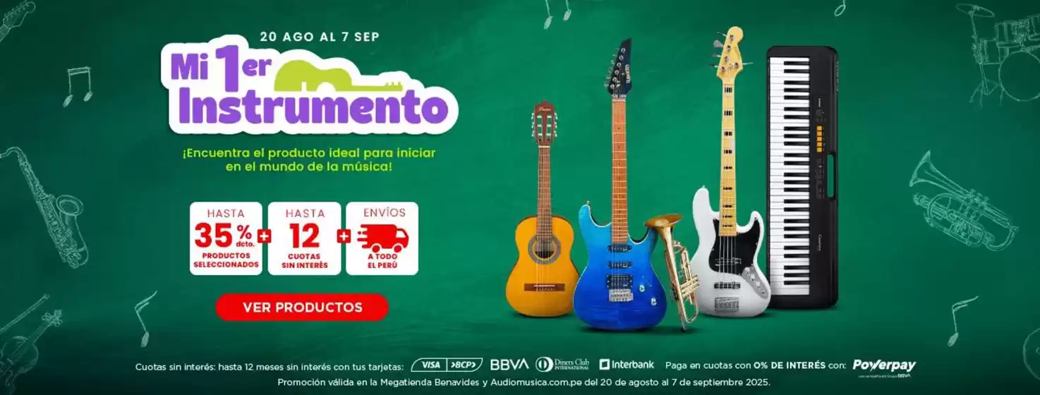 Catálogo Audiomusica | Mi 1er instrumento  | 2025-08-21T00:00:00.000Z - 2025-09-07T00:00:00.000Z