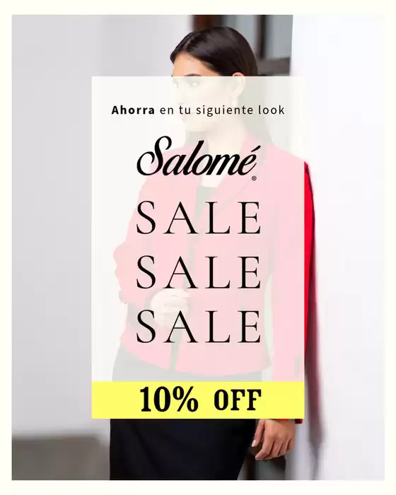 Catálogo Salomé Collection | Sale 10%off  | 2025-08-21T00:00:00.000Z - 2025-08-31T00:00:00.000Z