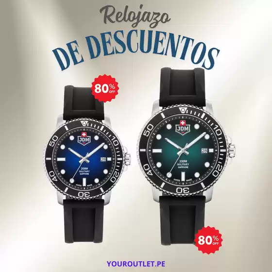 Catálogo Yourwatch.pe | Relojazo de descuentos  | 2025-08-21T00:00:00.000Z - 2025-08-31T00:00:00.000Z