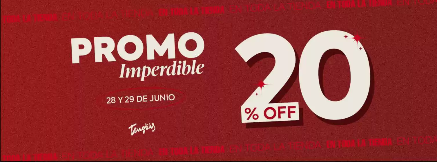 Catálogo Tanguis | Promo Imperdible  | 2026-06-29T00:00:00.000Z - 2026-06-29T00:00:00.000Z