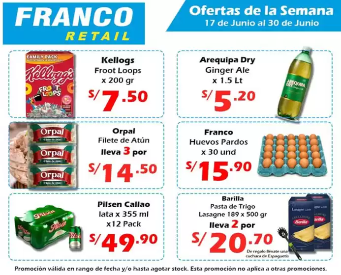 Catálogo Franco Supermercado | Ofertas de la semana  | 2026-06-29T00:00:00.000Z - 2026-06-30T00:00:00.000Z