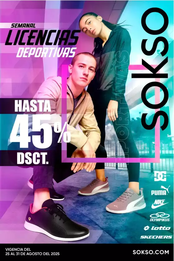 Catálogo Sokso | SEMANAL LICENCIAS DEPORTIVAS | 2025-08-25T00:00:00.000Z - 2025-08-31T00:00:00.000Z