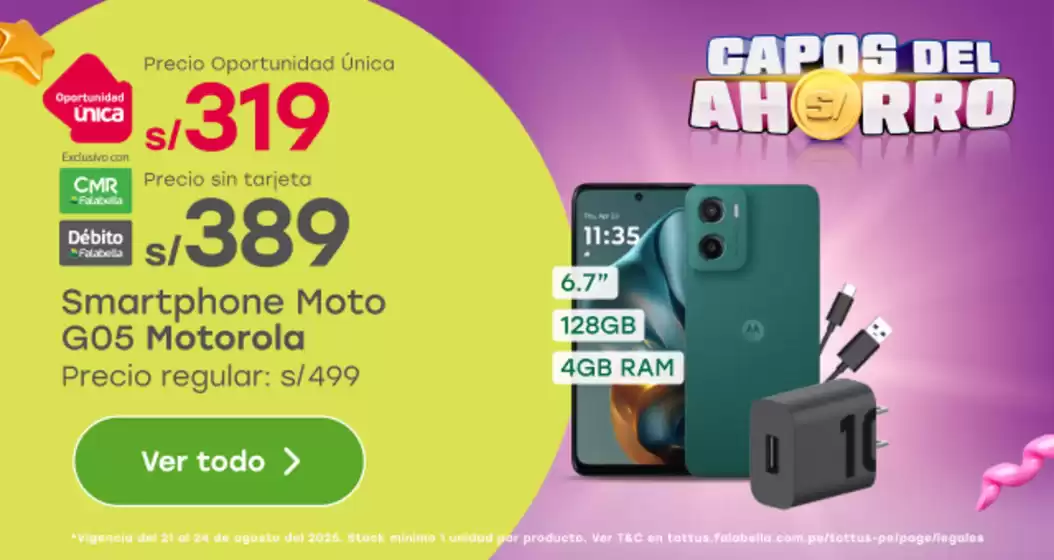 Catálogo Tottus | Gangas exclusivas | 2025-08-21T00:00:00.000Z - 2025-08-24T00:00:00.000Z