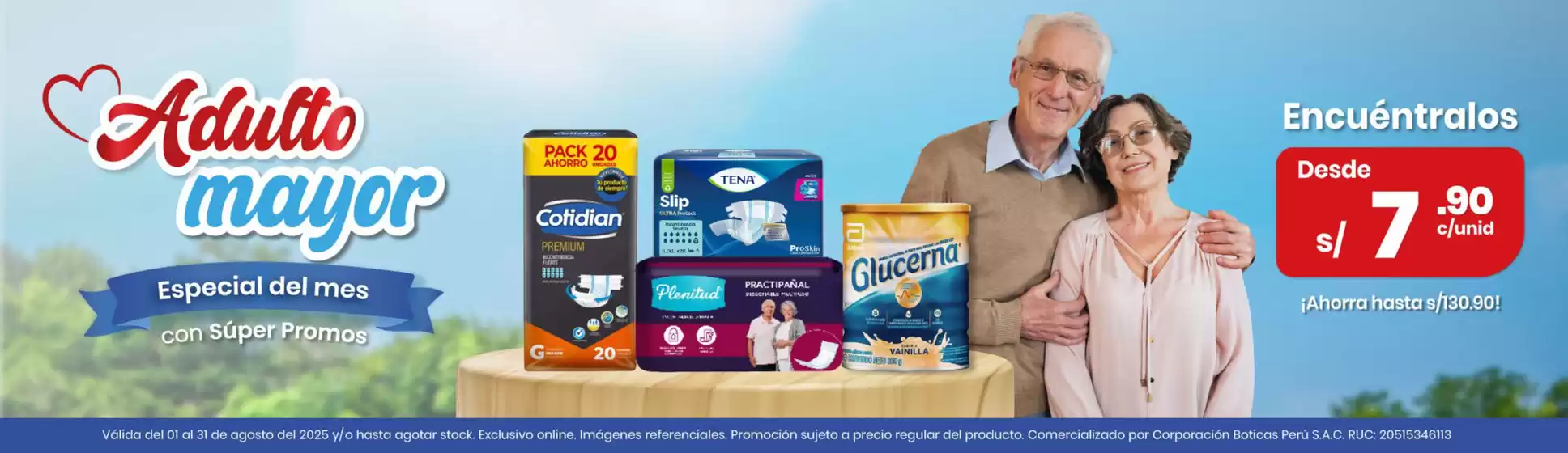 Catálogo Boticas Perú | Ofertas  | 2025-08-01T00:00:00.000Z - 2025-08-31T00:00:00.000Z