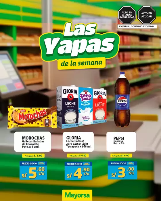 Catálogo Mayorsa | Las yapas de la semana | 2026-07-01T00:00:00.000Z - 2026-07-31T00:00:00.000Z