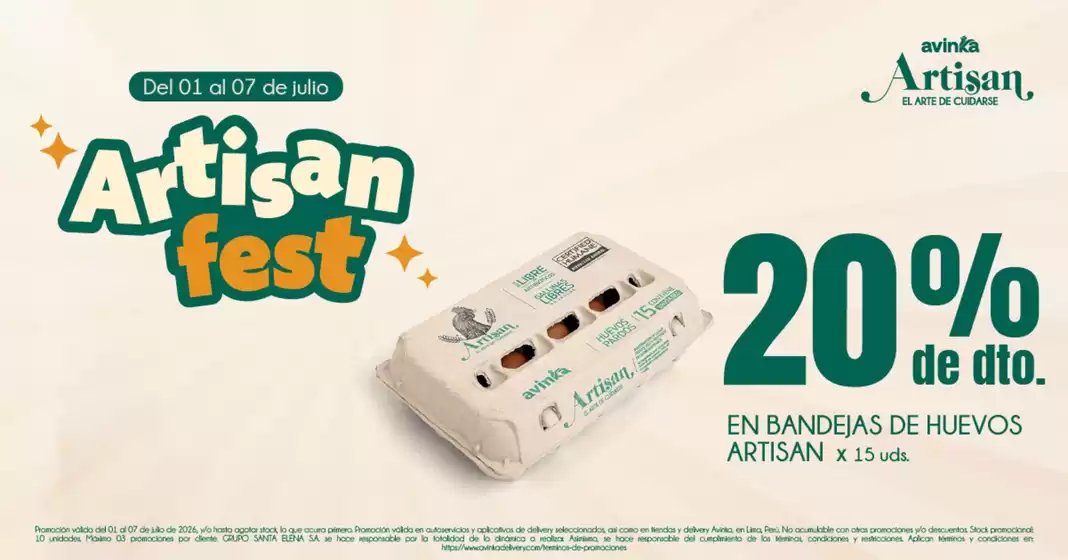 Catálogo Avinka | Promociones actuales | 2026-07-01T00:00:00.000Z - 2026-07-07T00:00:00.000Z