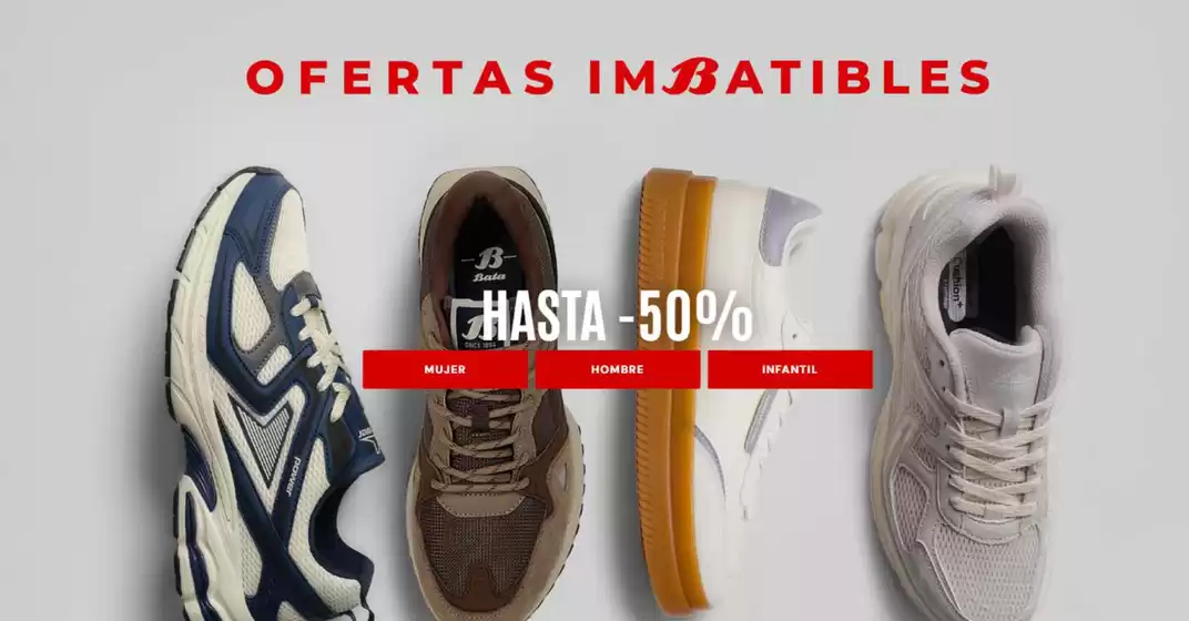 Catálogo Bata | Ofertas imbatibles | 2026-07-02T00:00:00.000Z - 2026-07-31T00:00:00.000Z