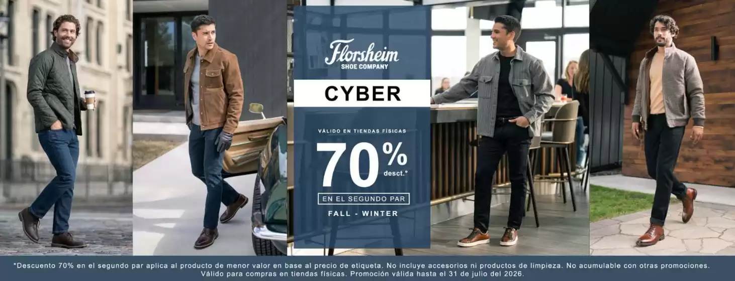 Catálogo Florsheim | Cyber Florshein | 2026-07-02T00:00:00.000Z - 2026-07-31T00:00:00.000Z