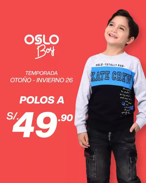 Catálogo Oslo | Oslo boy | 2026-07-02T00:00:00.000Z - 2026-07-31T00:00:00.000Z