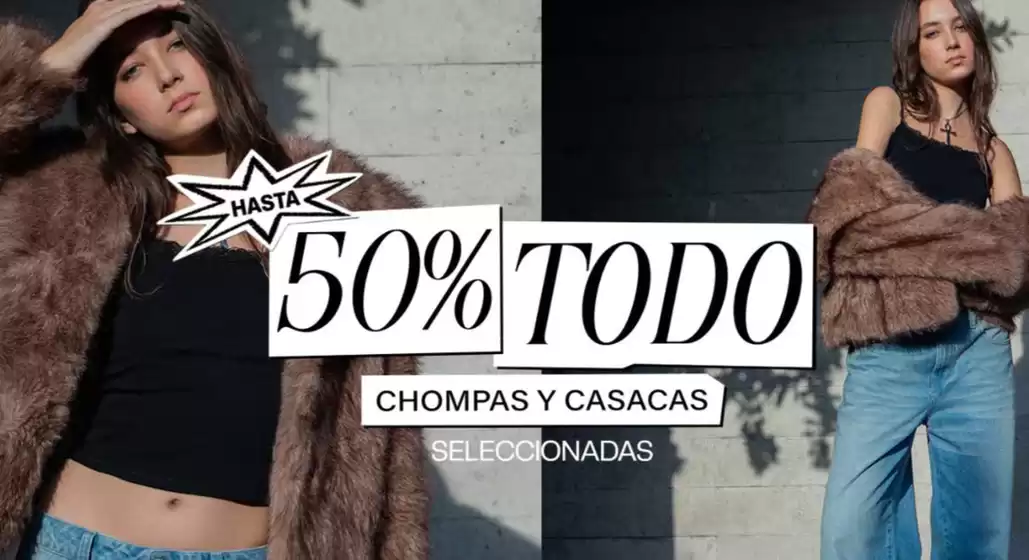 Catálogo Now | Hasta 50% todo chompas y casacas | 2026-07-02T00:00:00.000Z - 2026-07-31T00:00:00.000Z