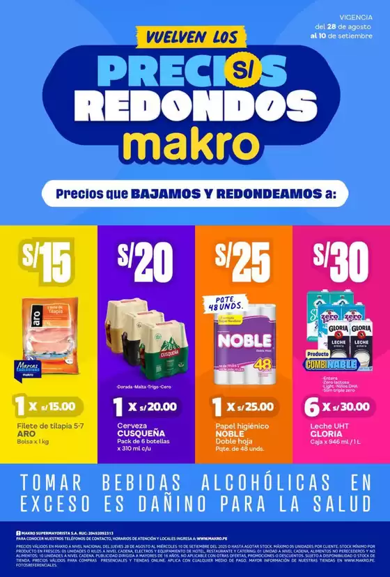 Catálogo Makro | Catálago Precios Redondos  | 2025-08-28T00:00:00.000Z - 2025-09-10T00:00:00.000Z