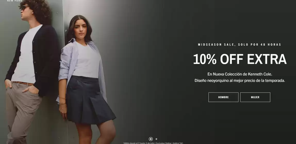 Catálogo Kenneth Cole | 10%off extra | 2026-07-03T00:00:00.000Z - 2026-07-03T00:00:00.000Z