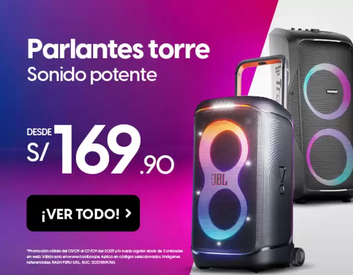 Catálogo Coolbox | Ofertas principales para todos los cazadores de gangas | 2025-09-01T00:00:00.000Z - 2025-09-07T00:00:00.000Z