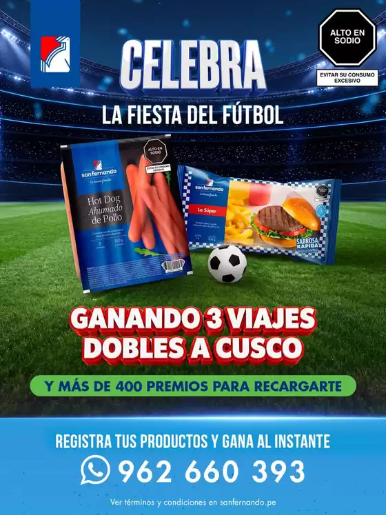 Catálogo San Fernando | Celebra la fiesta del futbol  | 2026-07-06T00:00:00.000Z - 2026-07-31T00:00:00.000Z