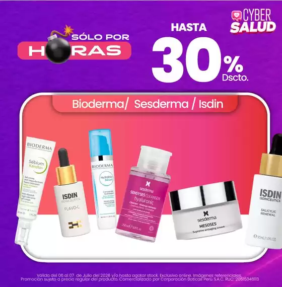Catálogo Boticas Perú | Excelente oferta para cazadores de gangas | 2026-07-06T00:00:00.000Z - 2026-07-07T00:00:00.000Z