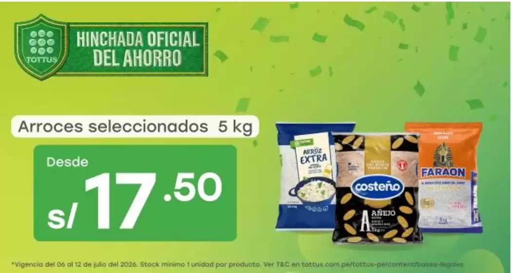 Catálogo Tottus | Ofertas y promociones actuales | 2026-07-06T00:00:00.000Z - 2026-07-12T00:00:00.000Z