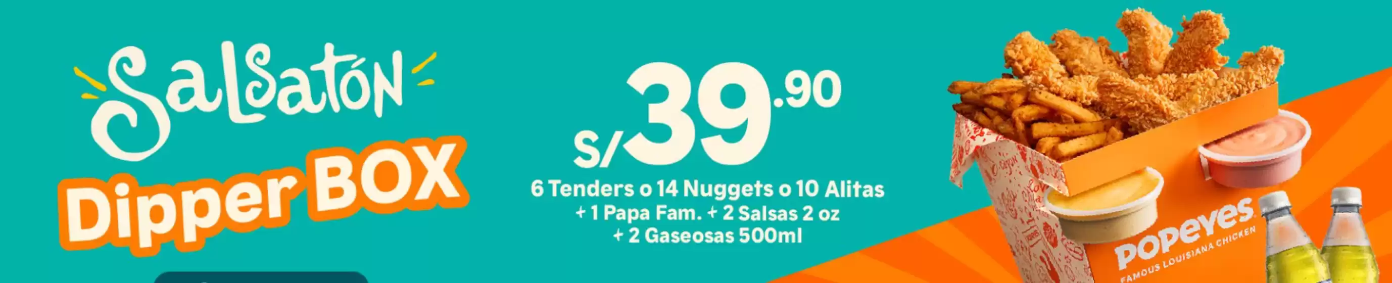Catálogo Popeyes | Dipper Box | 2025-09-09T00:00:00.000Z - 2025-12-31T00:00:00.000Z