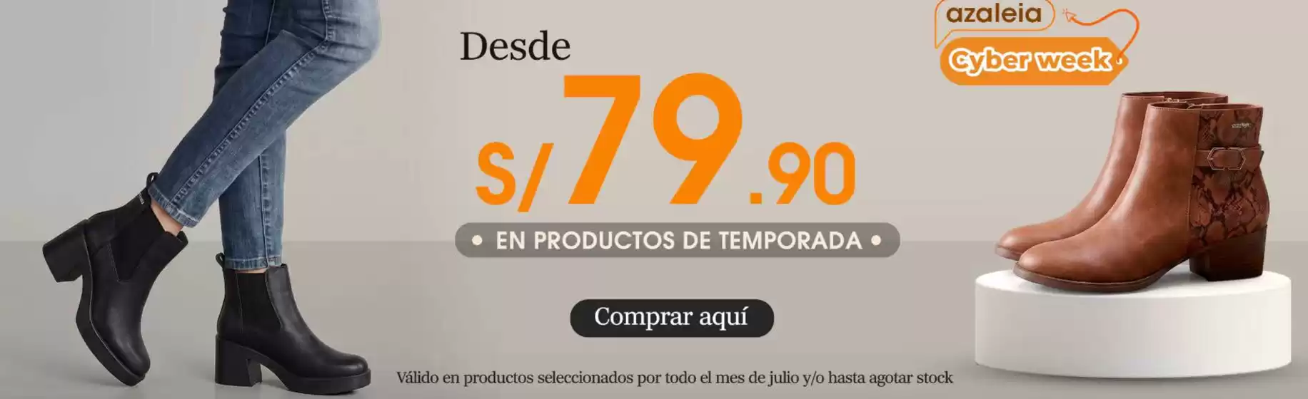 Catálogo Azaleia | Cyber Week  | 2026-07-07T00:00:00.000Z - 2026-07-10T00:00:00.000Z
