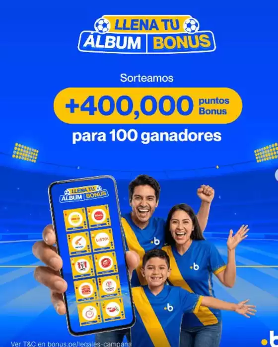 Catálogo Bonus | Llena tu album bonus | 2026-07-07T00:00:00.000Z - 2026-07-31T00:00:00.000Z