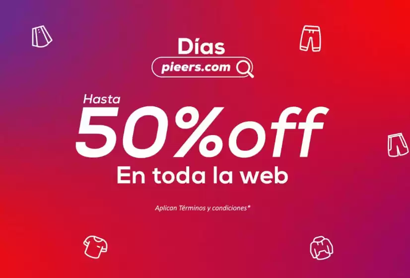 Catálogo Pieers | Hasta 50%off  | 2026-07-07T00:00:00.000Z - 2026-07-10T00:00:00.000Z