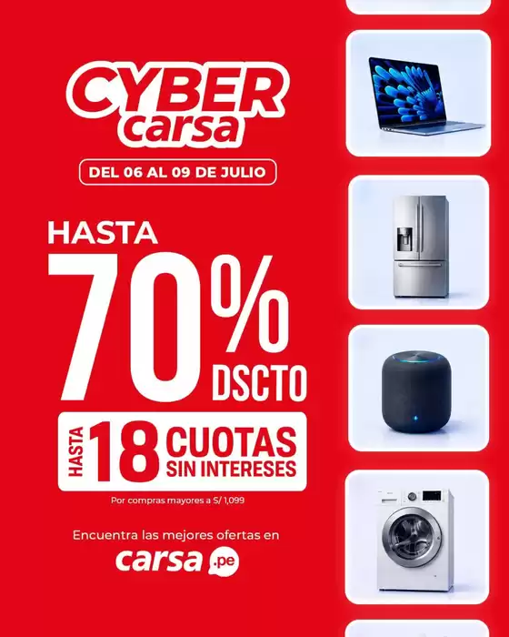 Catálogo Carsa | Cyber carsa  | 2026-07-08T00:00:00.000Z - 2026-07-09T00:00:00.000Z