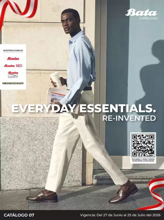 Catálogo Bata | Everyday essentials | 2026-07-08T00:00:00.000Z - 2026-07-25T00:00:00.000Z