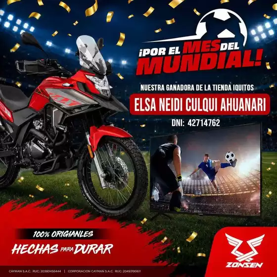 Catálogo Zongshen | Nuestras mejores ofertas para ti | 2026-07-01T00:00:00.000Z - 2026-07-31T00:00:00.000Z