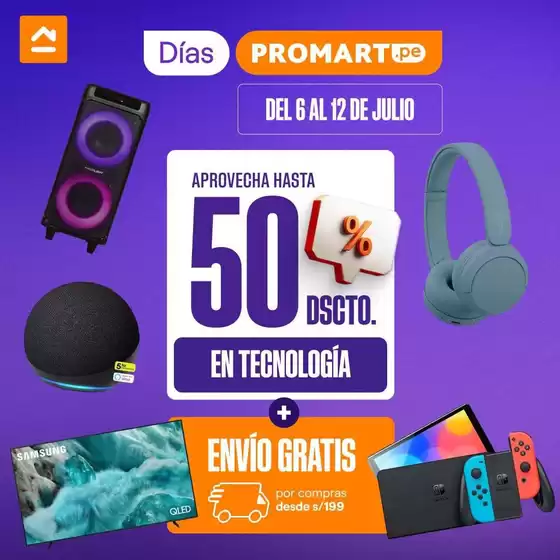 Catálogo Promart | Ofertas principales para todos los cazadores de gangas | 2026-07-06T00:00:00.000Z - 2026-07-12T00:00:00.000Z