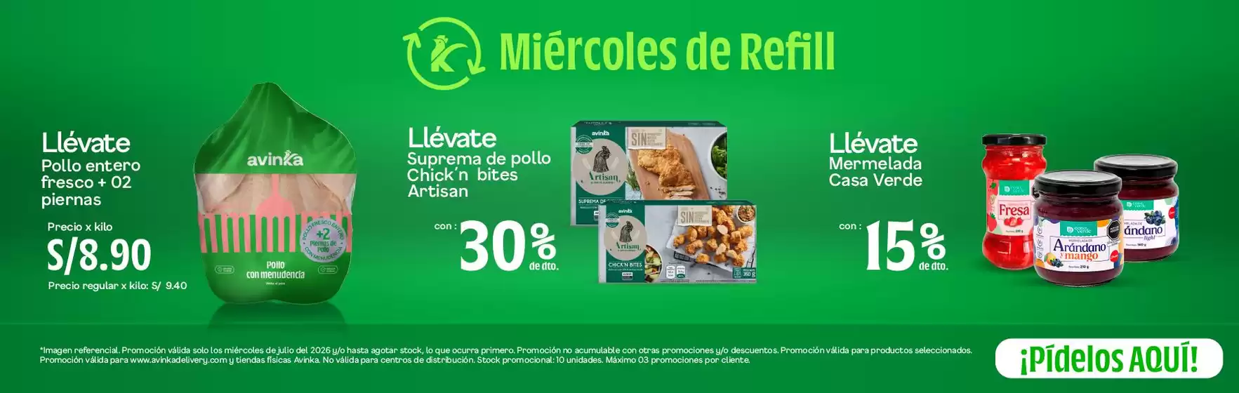 Catálogo Avinka | Grandes descuentos en productos seleccionados | 2026-07-01T00:00:00.000Z - 2026-07-31T00:00:00.000Z
