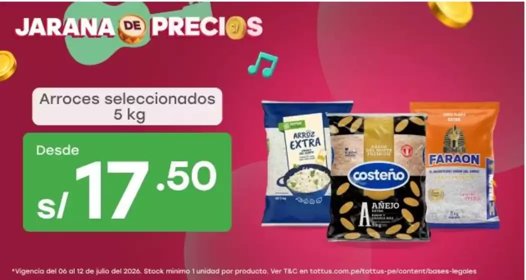 Catálogo Tottus | Ofertas para cazadores de gangas | 2026-07-06T00:00:00.000Z - 2026-07-12T00:00:00.000Z