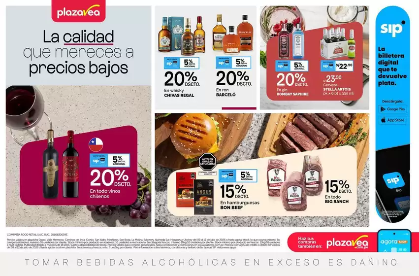 Catálogo Plaza Vea | AVISO TIENDAS SELECCIONADAS N2 | 2026-07-09T00:00:00.000Z - 2026-07-12T00:00:00.000Z