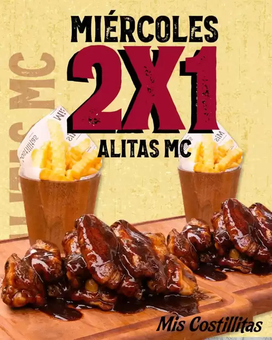 Catálogo Mis Costillitas | Miercoles 2x1 | 2026-07-09T00:00:00.000Z - 2026-07-29T00:00:00.000Z