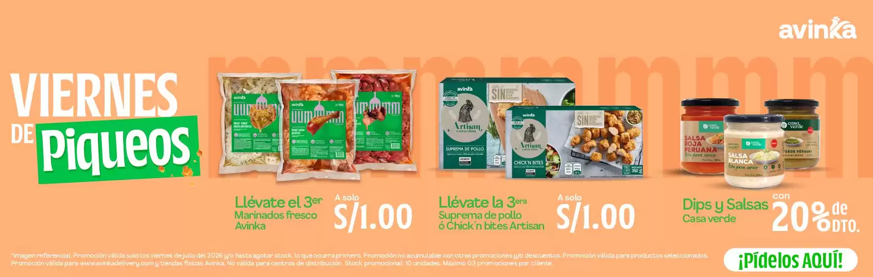 Catálogo Avinka | Ofertas especiales para ti | 2026-07-01T00:00:00.000Z - 2026-07-31T00:00:00.000Z