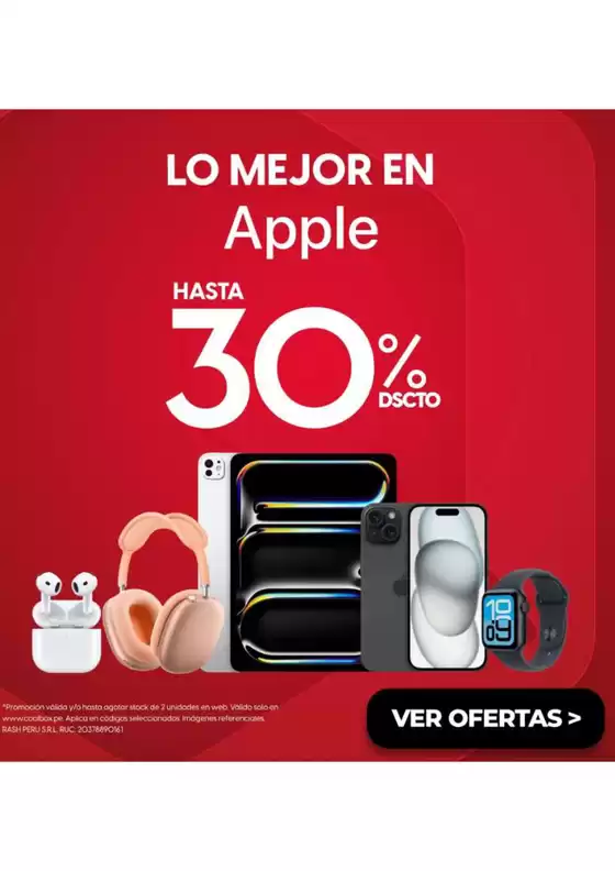 Catálogo Coolbox | Lo mejor en apple | 2026-07-10T00:00:00.000Z - 2026-07-31T00:00:00.000Z
