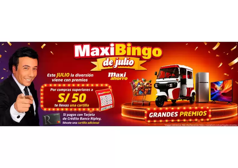 Catálogo MaxiAhorro | MaxiBingo | 2026-07-10T00:00:00.000Z - 2026-07-31T00:00:00.000Z