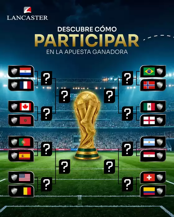 Catálogo Lancaster | DESCUBRE CÓMО PARTICIPAR EN LA APUESTA GANADORA | 2026-07-13T00:00:00.000Z - 2026-07-19T00:00:00.000Z