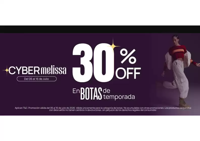 Catálogo Melissa | Cyber melissa | 2026-07-13T00:00:00.000Z - 2026-07-16T00:00:00.000Z