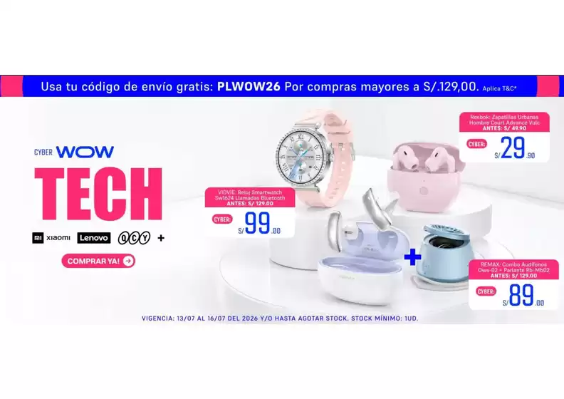 Catálogo Platanitos | Cyber Wow | 2026-07-13T00:00:00.000Z - 2026-07-16T00:00:00.000Z