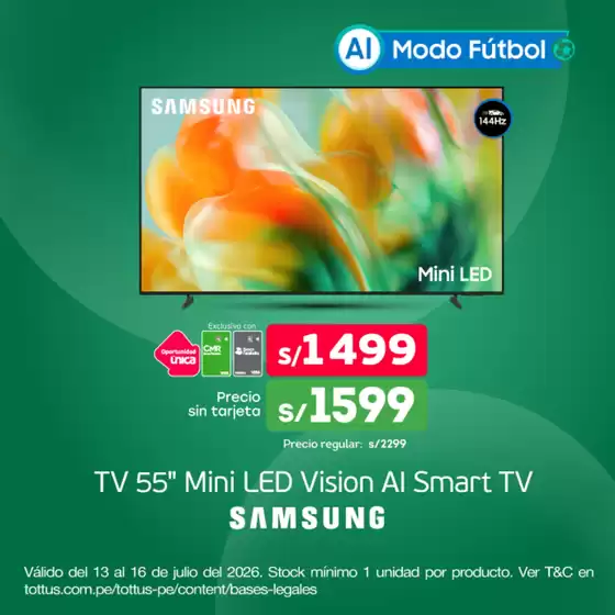 Catálogo Tottus | Nuestras mejores ofertas para ti | 2026-07-13T00:00:00.000Z - 2026-07-16T00:00:00.000Z