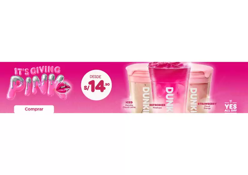 Catálogo Dunkin Donuts en Cayma | Combos Web | 2026-07-14T00:00:00.000Z - 2026-07-31T00:00:00.000Z