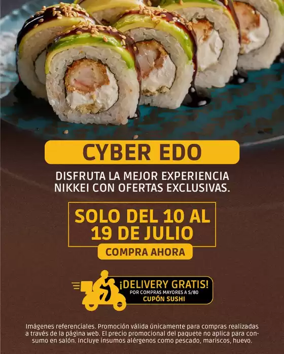 Catálogo Edo Sushi Bar | CYBER EDO | 2026-07-14T00:00:00.000Z - 2026-07-19T00:00:00.000Z