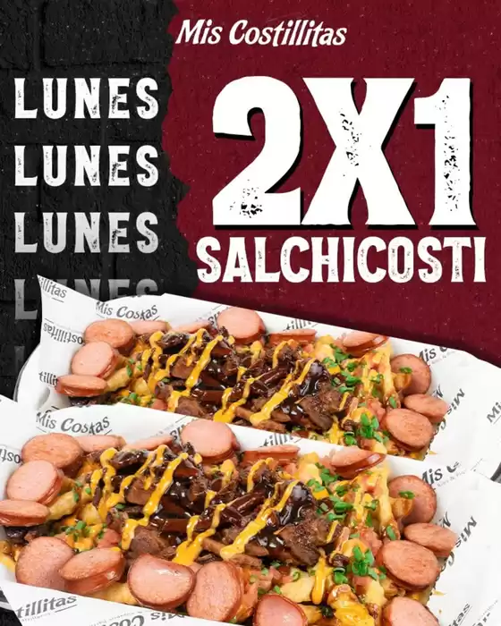 Catálogo Mis Costillitas en Cayma | 2X1 SALCHICOSTI | 2026-07-14T00:00:00.000Z - 2026-07-27T00:00:00.000Z