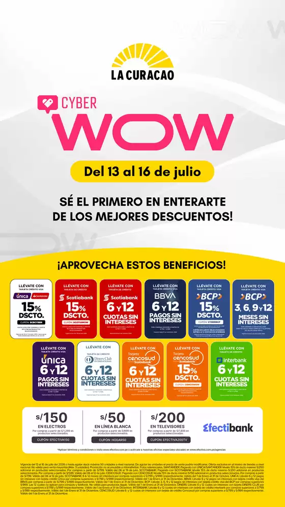 Catálogo La Curacao | LC KIOSKO CYBERWOW | 2026-07-13T00:00:00.000Z - 2026-07-16T00:00:00.000Z