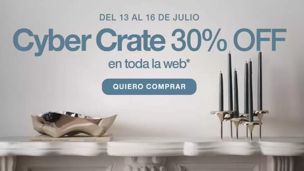 Catálogo Crate & Barrel | Cyber Crate  | 2026-07-15T00:00:00.000Z - 2026-07-16T00:00:00.000Z