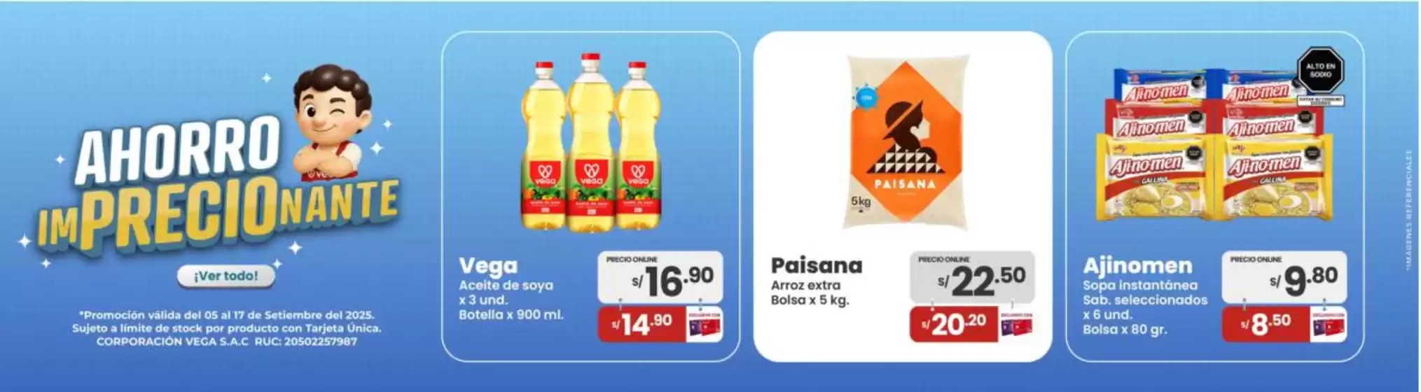 Catálogo Vega | Ofertas especiales atractivas para todos | 2025-09-11T00:00:00.000Z - 2025-09-25T00:00:00.000Z