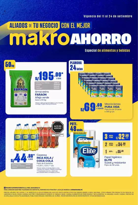 Catálogo Makro | Catálogo Makroahorro VIG#19 | 2025-09-11T00:00:00.000Z - 2025-09-25T00:00:00.000Z