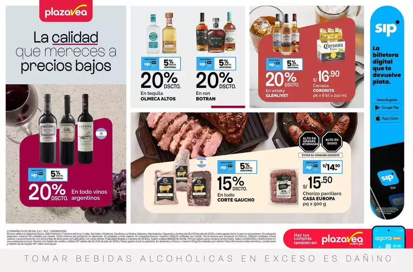 Catálogo Plaza Vea | AVISO TIENDAS SELECCIONADAS 3 | 2026-07-16T00:00:00.000Z - 2026-07-19T00:00:00.000Z