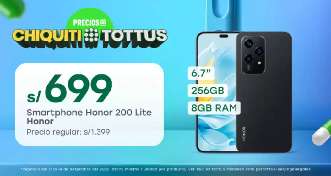 Catálogo Tottus | Gran variedad de ofertas | 2025-09-11T00:00:00.000Z - 2025-09-25T00:00:00.000Z