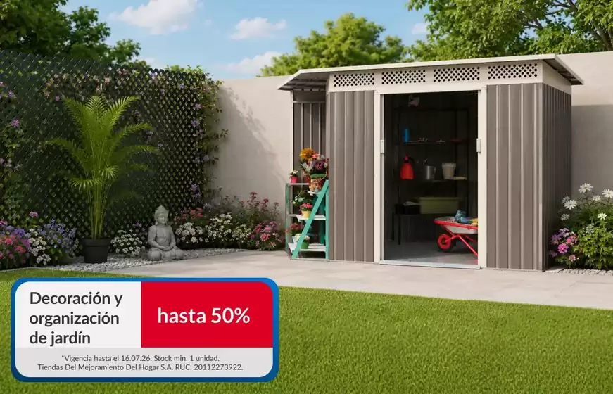 Catálogo Sodimac en Moquegua | Ofertas principales para ahorradores | 2026-07-17T00:00:00.000Z - 2026-07-31T00:00:00.000Z